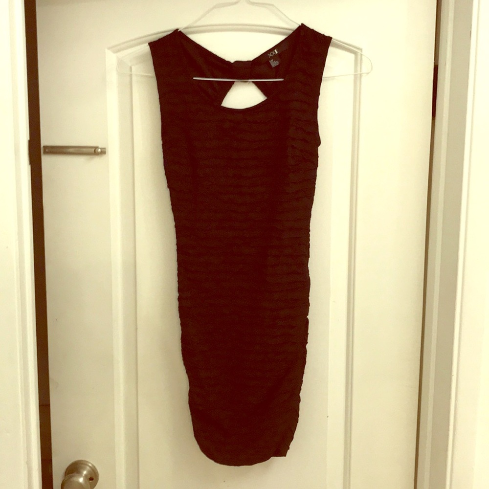 Body con black dress